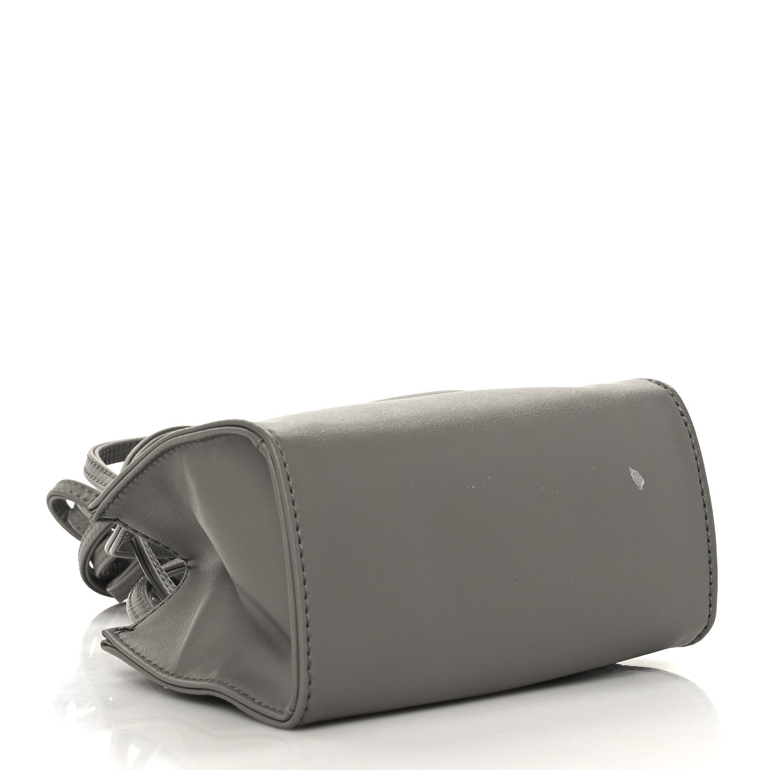 Telfar Vegan Leather Small Shopping Bag Grey 4 of 8