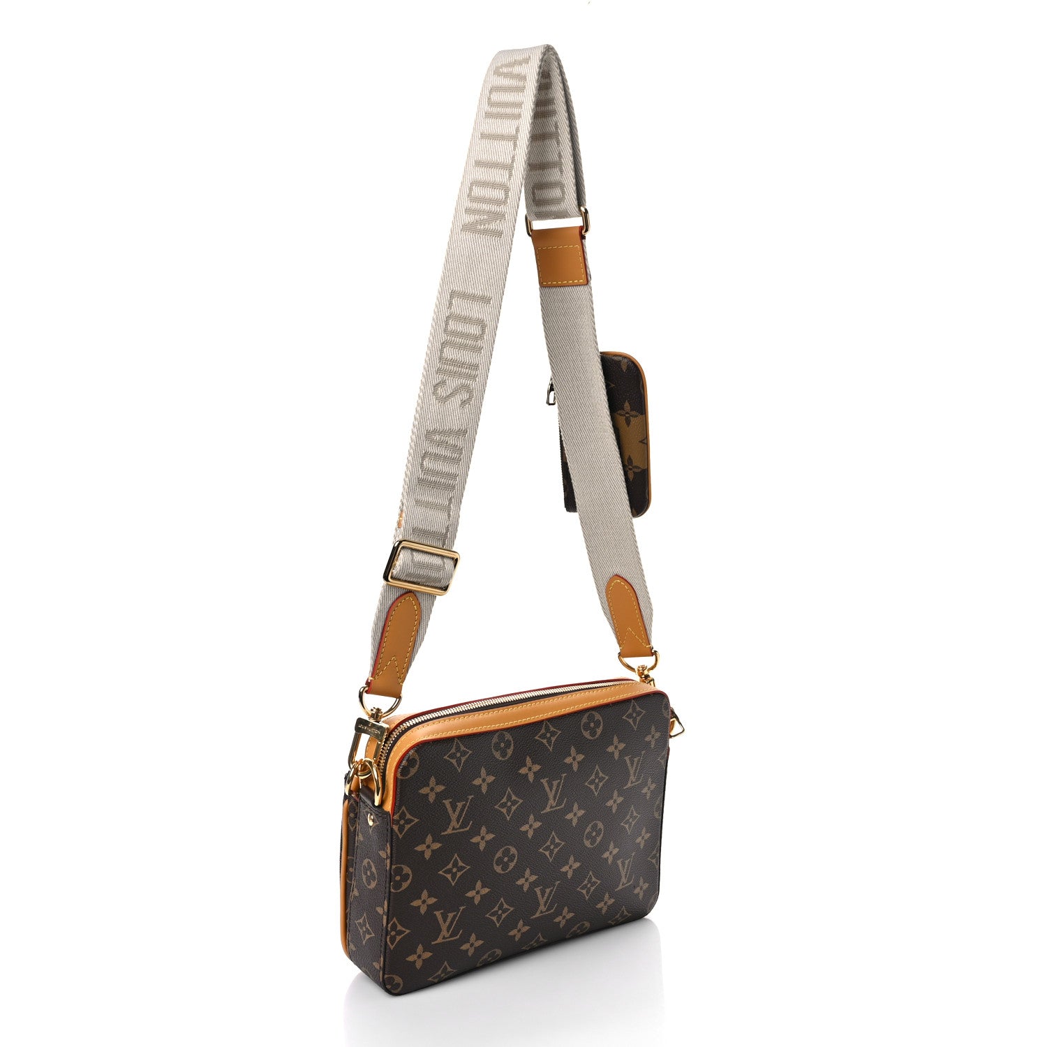 Louis Vuitton X NIGO Reverse Monogram Stripes Trio Messenger 3 of 8