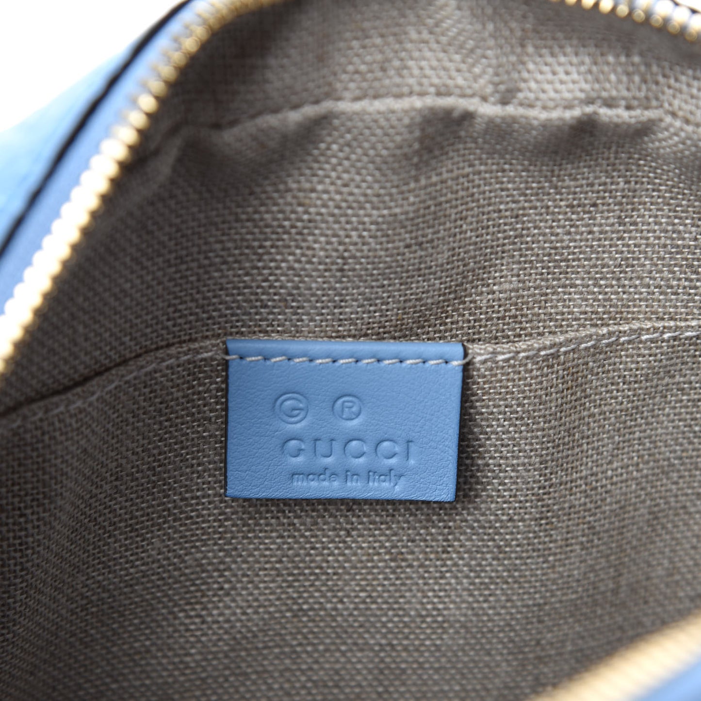 Microguccissima Mini Bree Messenger Bag Mineral Blue