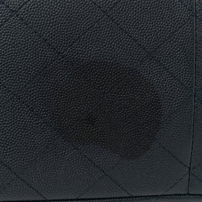 Chanel Caviar Quilted Large CC Shopping Tote Navy 12 of 13