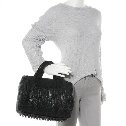 Alexander Wang Pebbled Lambskin Rocco Black with Black Hardware 2 of 6