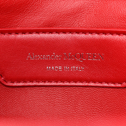 Alexander McQueen Lambskin Quilted Small The Seal Chain Shoulder Bag Blood Red 6 of 10