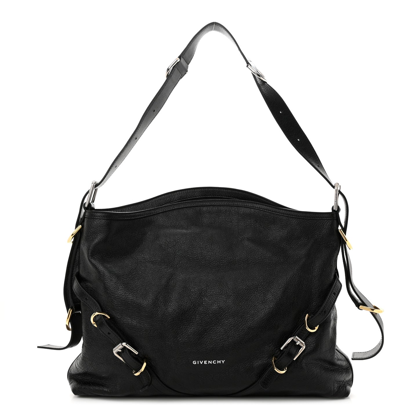 Calfskin Medium Voyou Bag Black