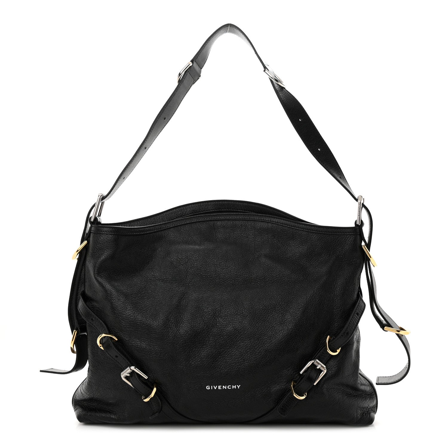 Givenchy Calfskin Medium Voyou Bag Black 1 of 10