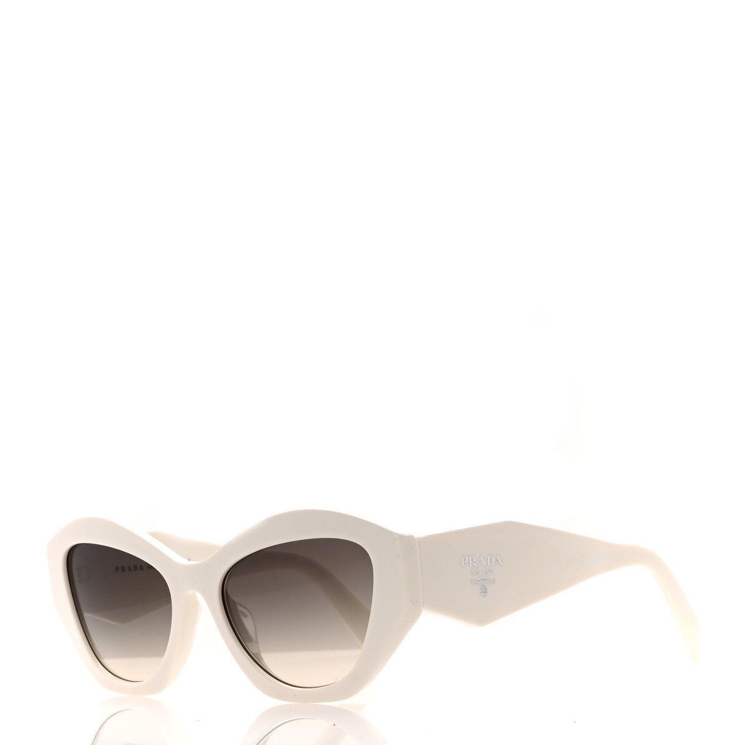 Prada Acetate Symbole Sunglasses SPR 07Y-F White 1 of 8