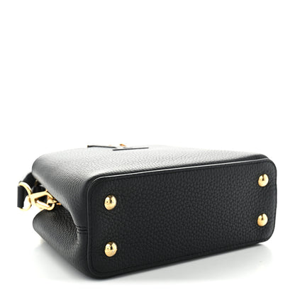 Louis Vuitton Taurillon Capucines Mini Black 3 of 9