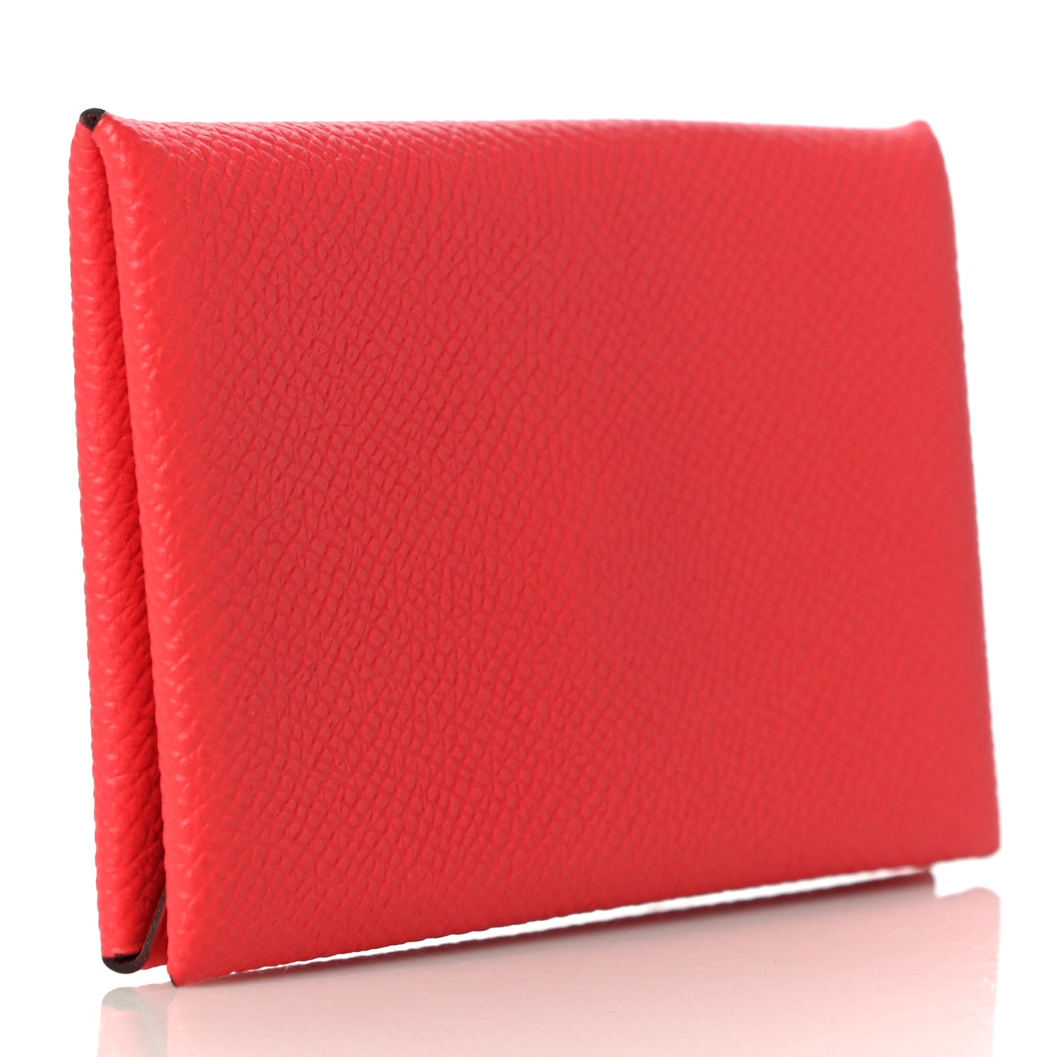 Hermes Epsom Calvi Card Case Rose Jaipur 3 of 9