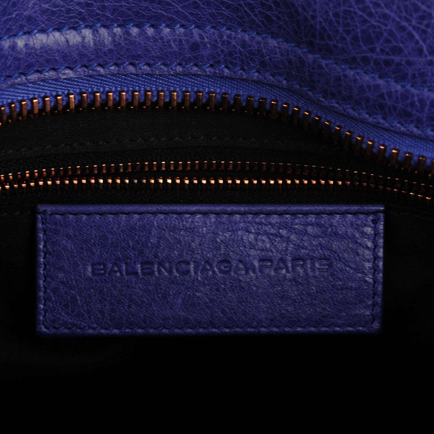 Agneau Giant 21 Rose Gold Hardware City Bleu Lavande