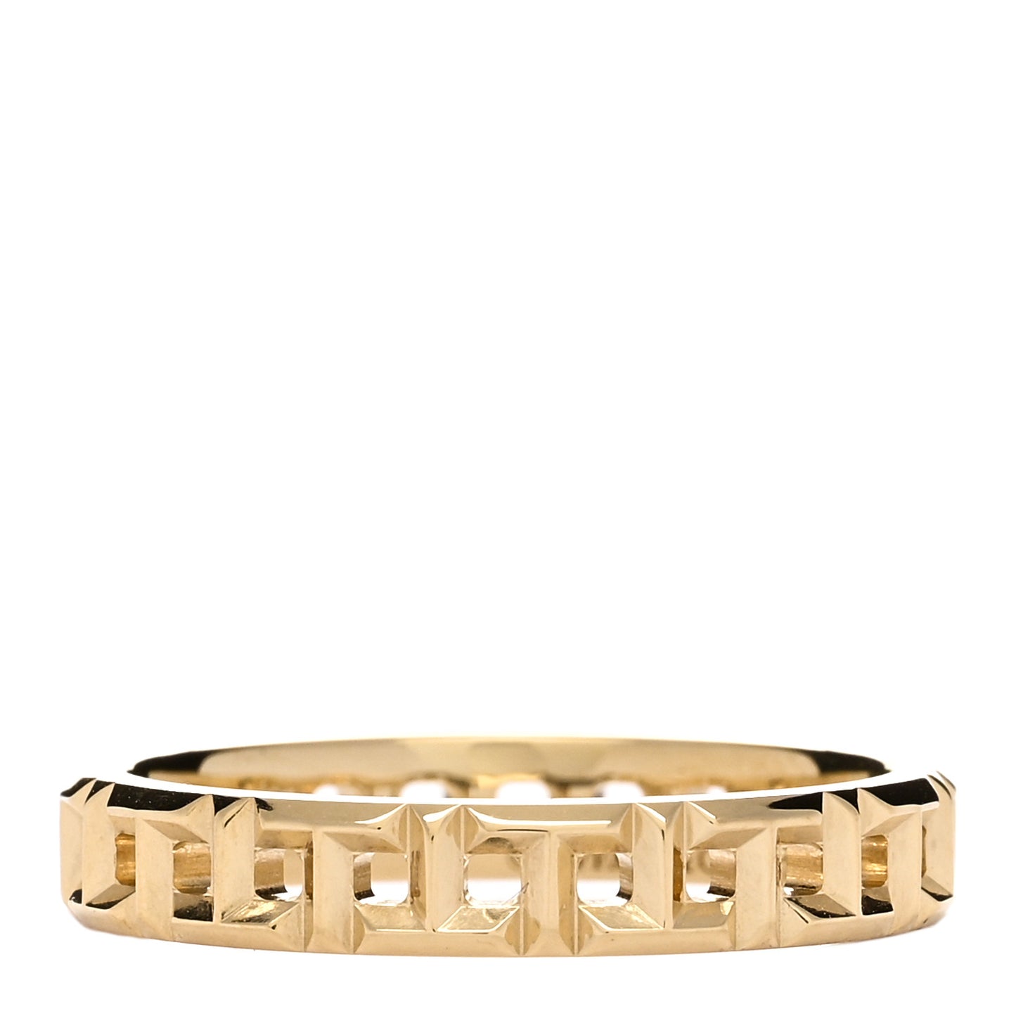 18K Yellow Gold T True Narrow Ring 53 6.5