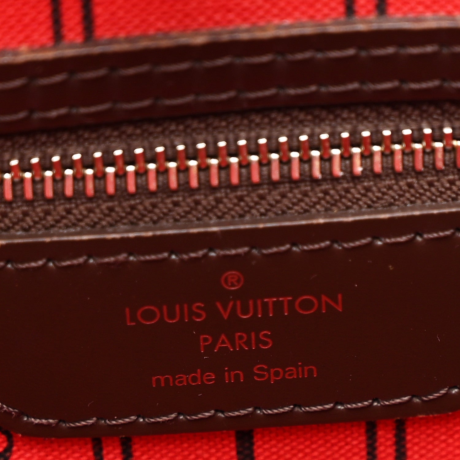 Louis Vuitton Damier Ebene Neverfull MM 6 of 10