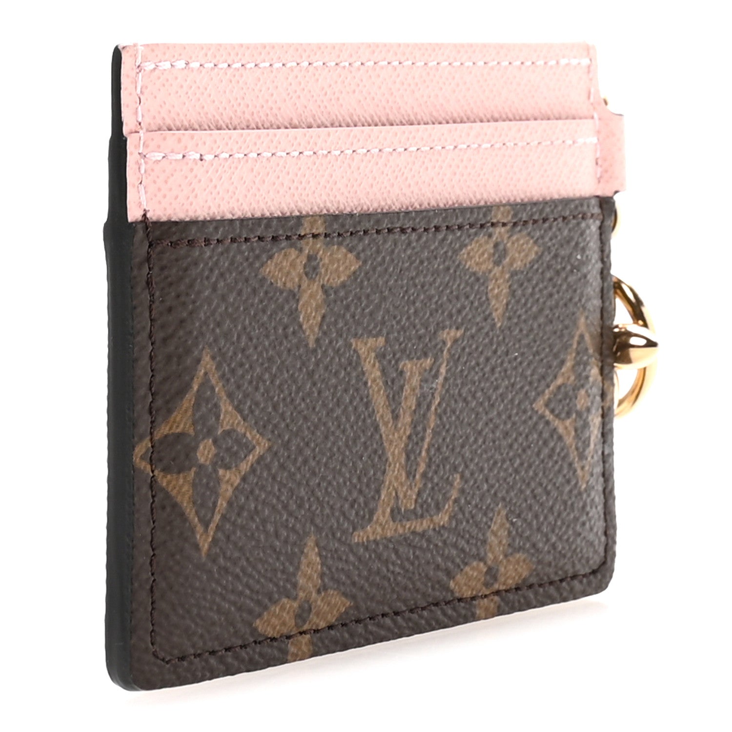 Louis Vuitton Monogram LV Charms Card Holder Rose Ballerine 3 of 6