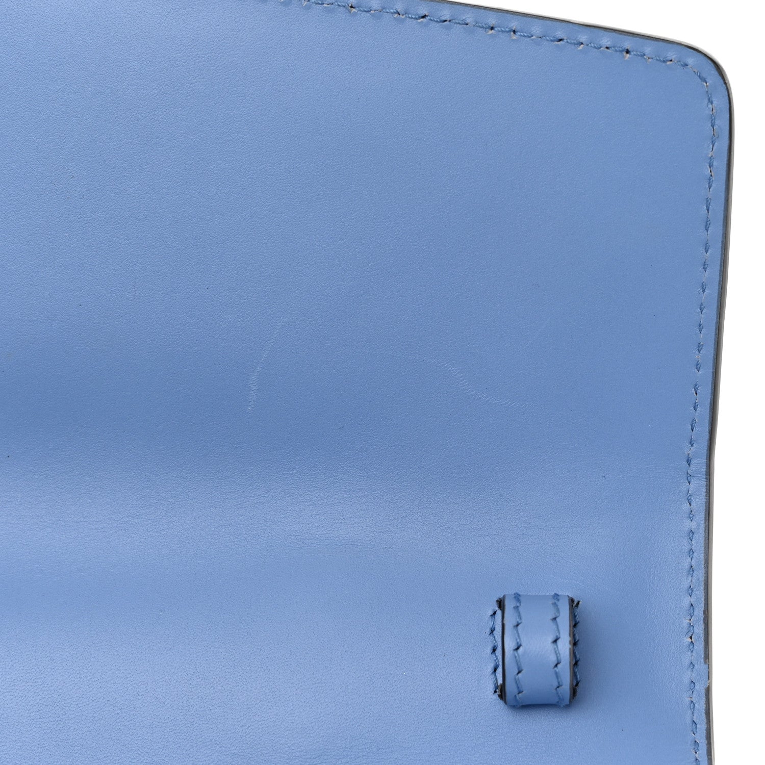 Gucci Calfskin Embroidered Medium Sylvie Top Handle Bag Clear Sky Blue 12 of 15
