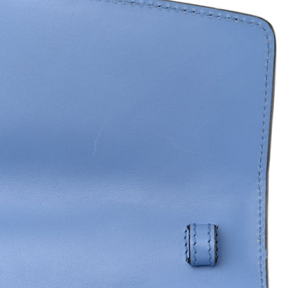 Gucci Calfskin Embroidered Medium Sylvie Top Handle Bag Clear Sky Blue 12 of 15