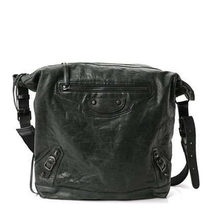 Balenciaga Agneau Classic Hardware Day Hobo Green 1 of 10