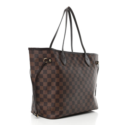 Louis Vuitton Damier Ebene Neo Neverfull MM Rose Ballerine 3 of 12