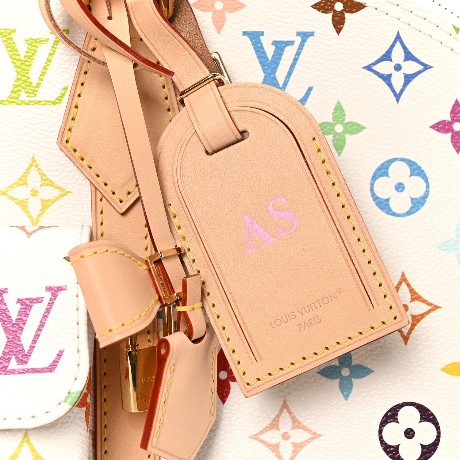 Louis Vuitton LV x TM Monogram Multicolor Alma Travel White