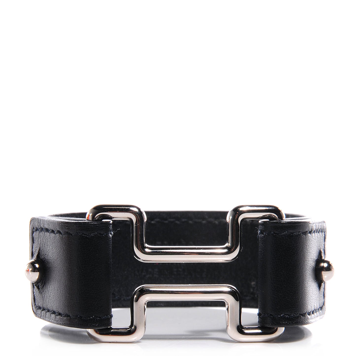 Chamonix Leather Night Bracelet Black Small