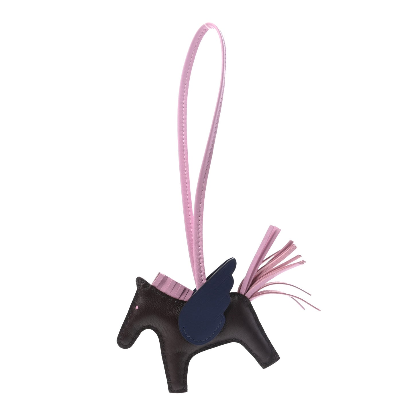 Milo Lambskin Grigri Rodeo Pegase Horse Bag Charm PM Rouge Sellier Mauve Sylvestre Bleu Saphir