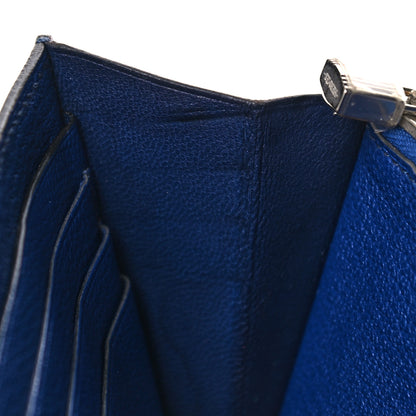 Hermes Epsom Flag Kelly Longue Wallet Bleu Saphir 14 of 18