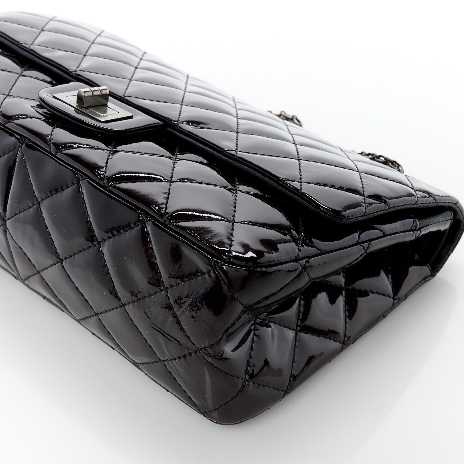 Chanel Patent Quilted 2.55 Reissue 227 Flap Black 10 of 10
