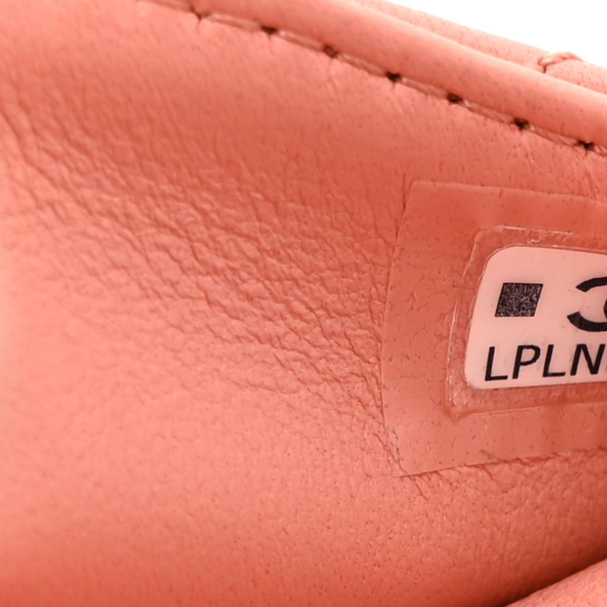 Lambskin Quilted Mini Flap Bag Charm With Hook Coral