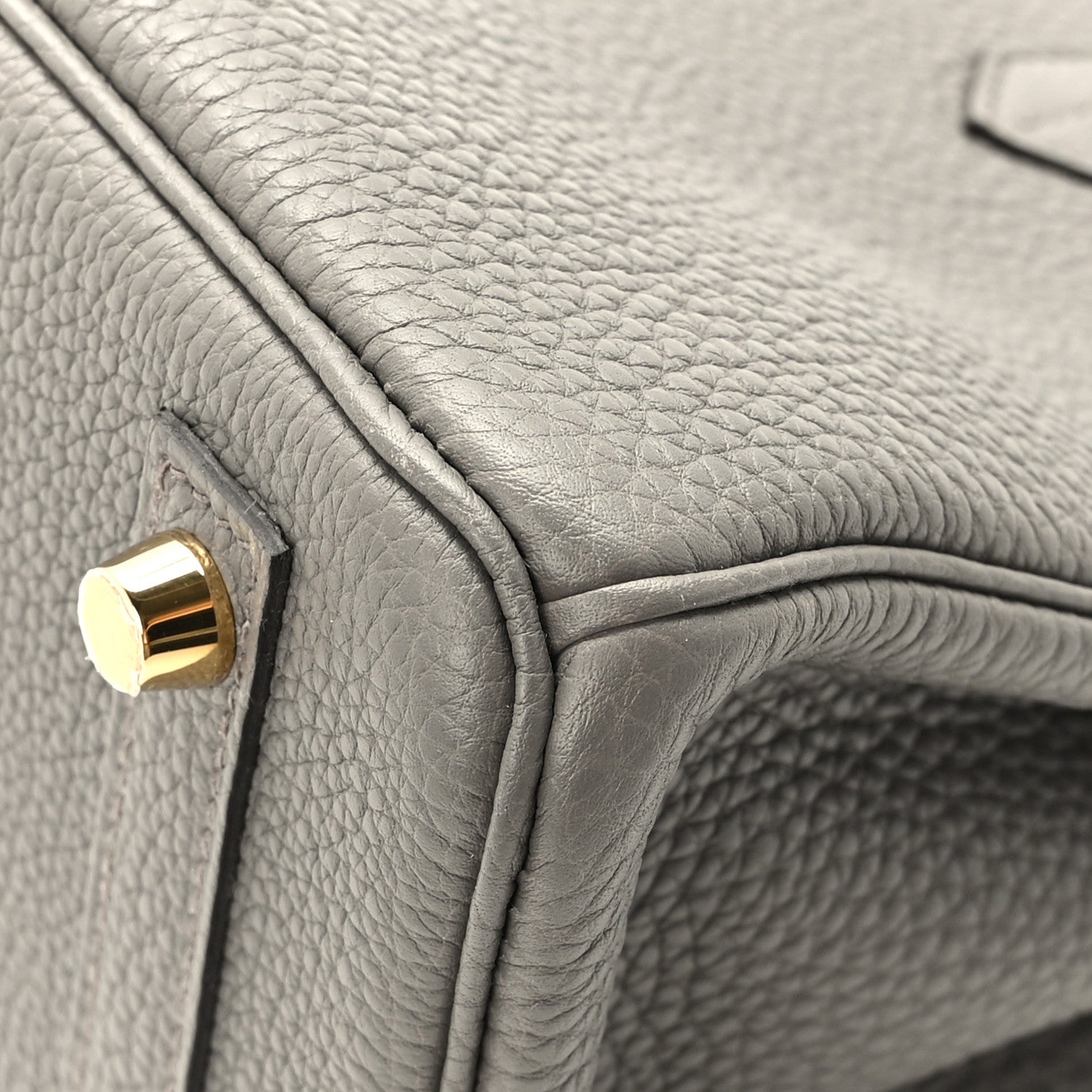 Hermes Togo Birkin 25 Etain 11 of 12