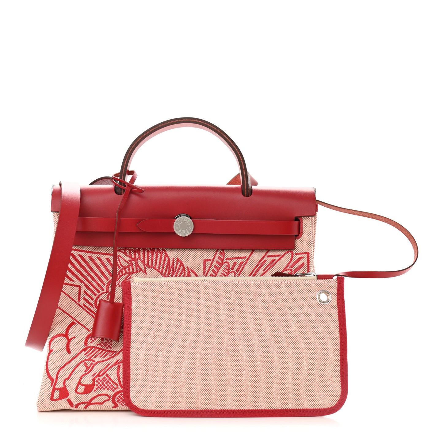 Vache Hunter Toile Pegase Pop Herbag Zip Retourne 31 PM Rouge Piment
