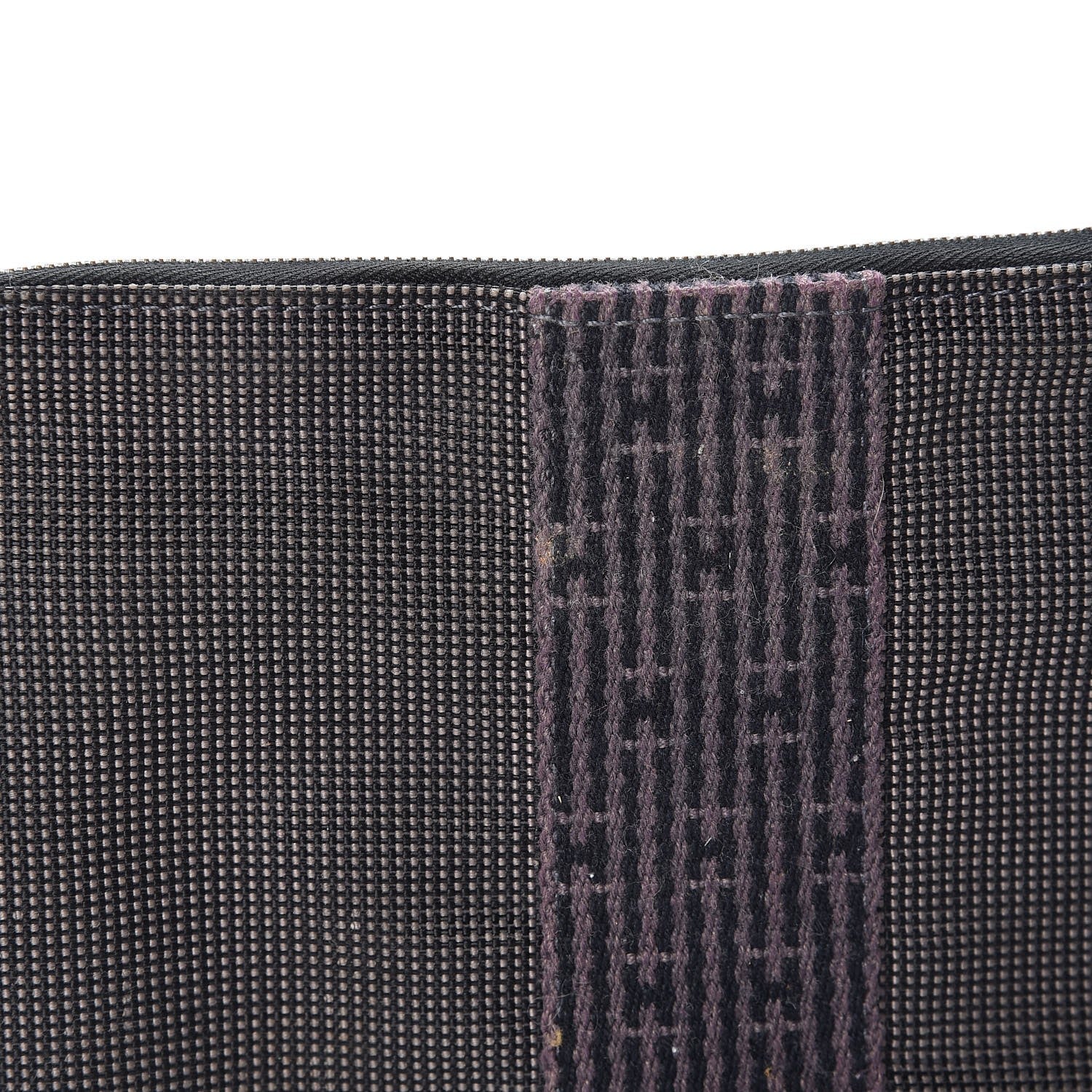 Hermes Canvas Herline Wallet Grey 8 of 15