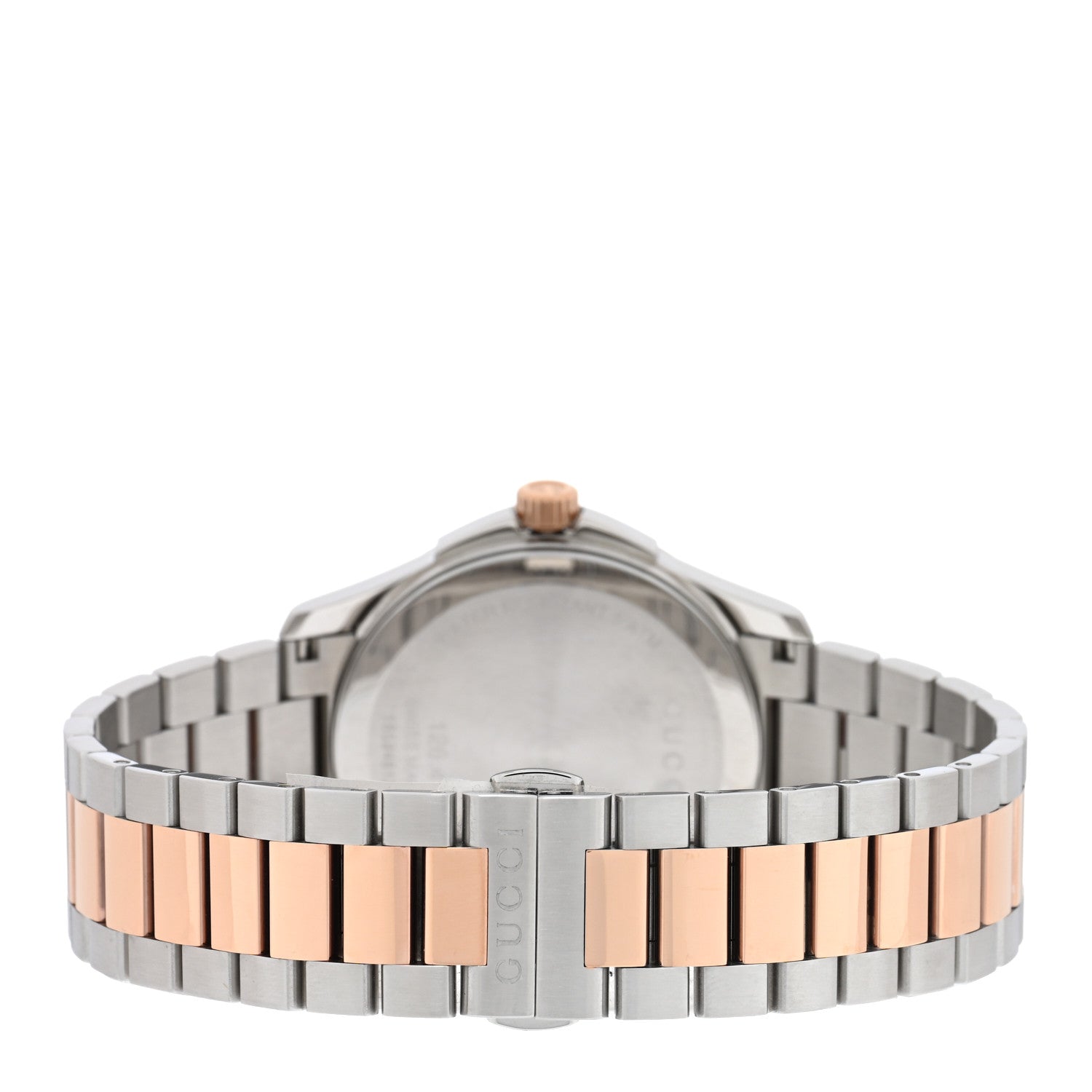 Gucci Stainless Steel 38mm G-Timeless Two Tone Quartz Watch 3 of 4