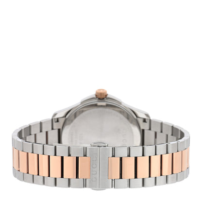 Gucci Stainless Steel 38mm G-Timeless Two Tone Quartz Watch 3 of 4