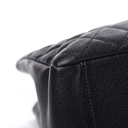 Chanel Caviar Quilted Grand Shopping Tote GST Black 8 of 13