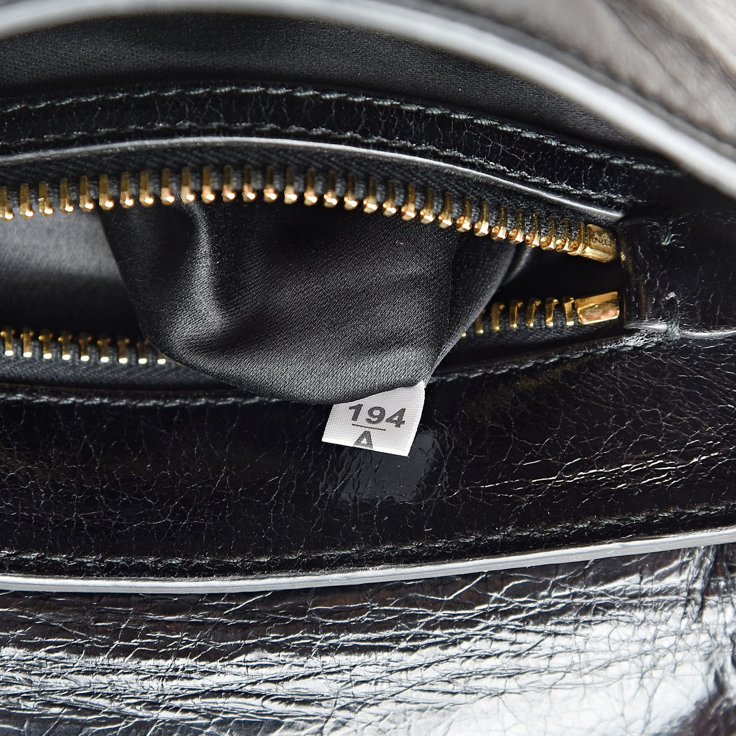 Vitello Lux Quilted Crossbody Black
