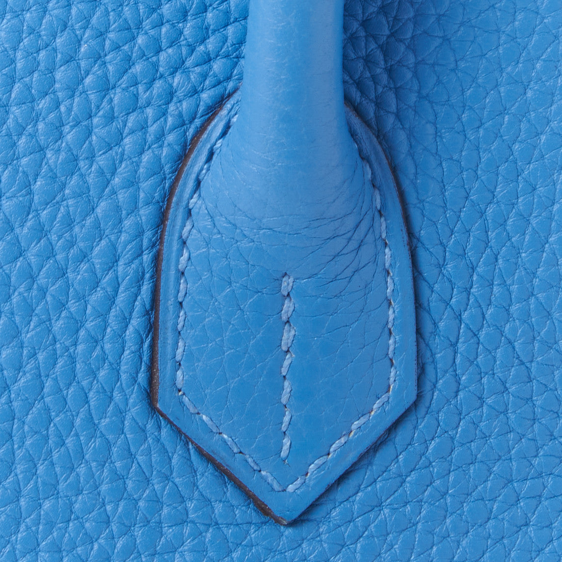 Taurillon Clemence Birkin 30 Bleu Paradis