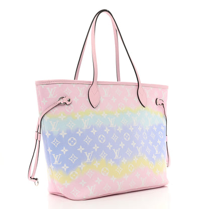 Louis Vuitton Monogram Escale Neverfull MM Pastel 3 of 9
