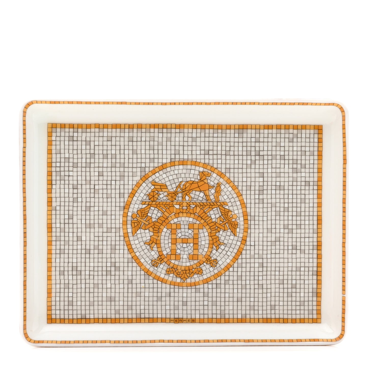 Porcelain Mosaique au 24 Gold Sushi Plate