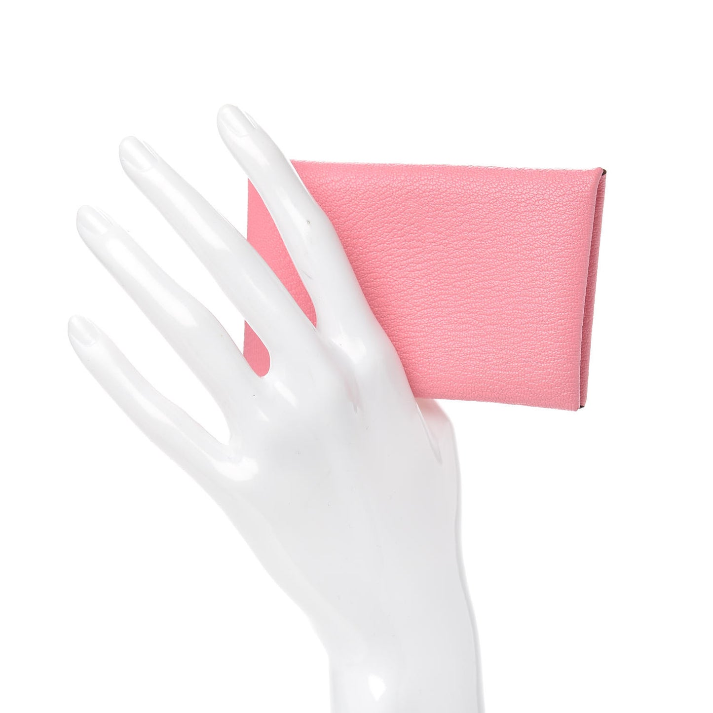 Chevre Verso Calvi Card Case Rose Confetti Brique