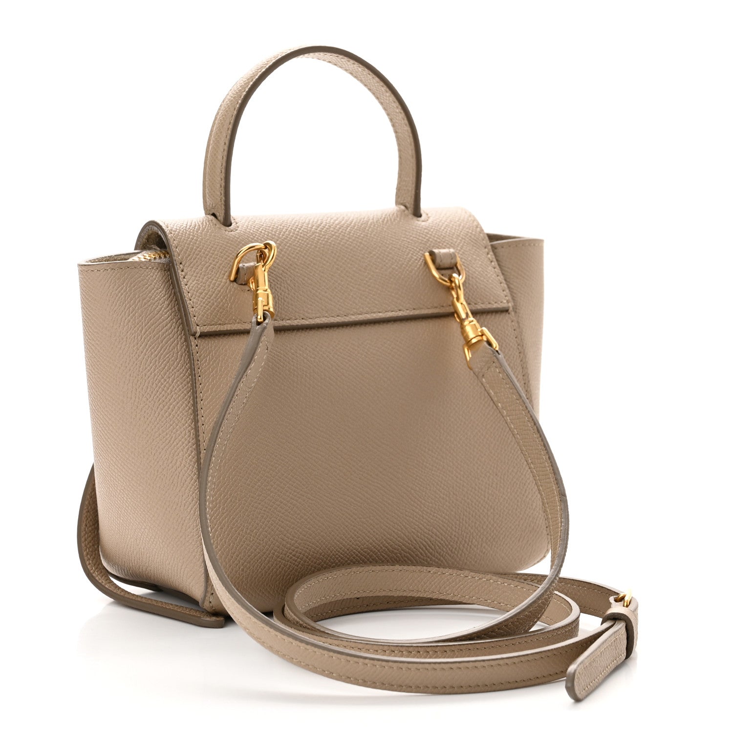 Celine Grained Calfskin Pico Belt Bag Light Taupe 3 of 8