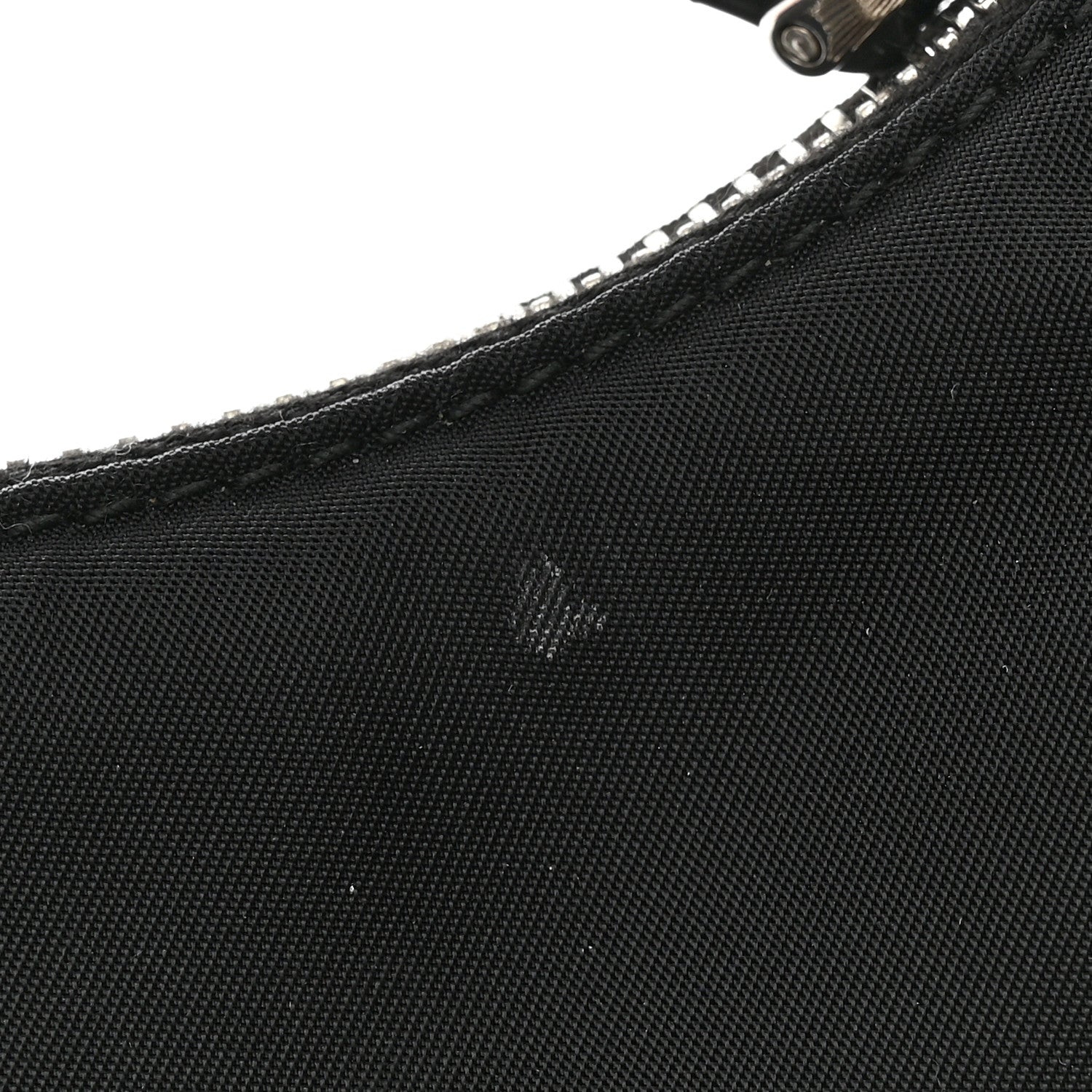 Prada Tessuto Nylon Saffiano Mini Re-Edition 2005 Bag Black 11 of 13