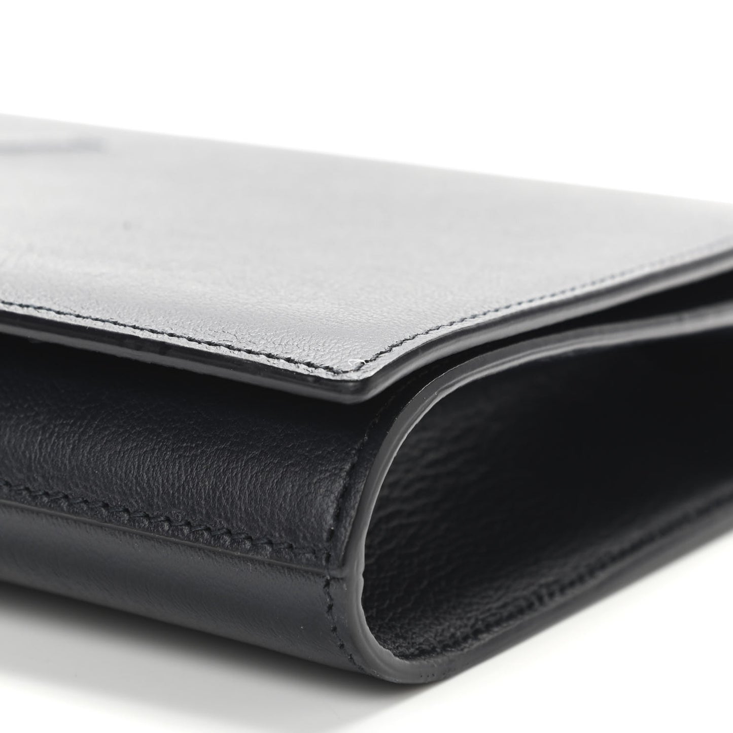 Calfskin Monogram Large Belle De Jour Clutch Navy