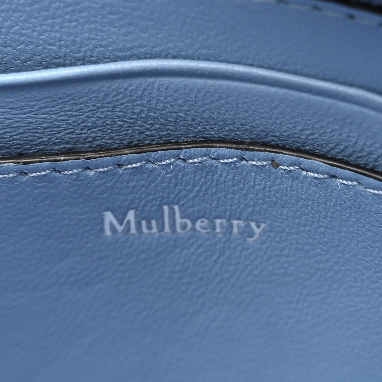 Mulberry Small Classic Grain Micro Zipped Bayswater Pale Slate 6 of 10