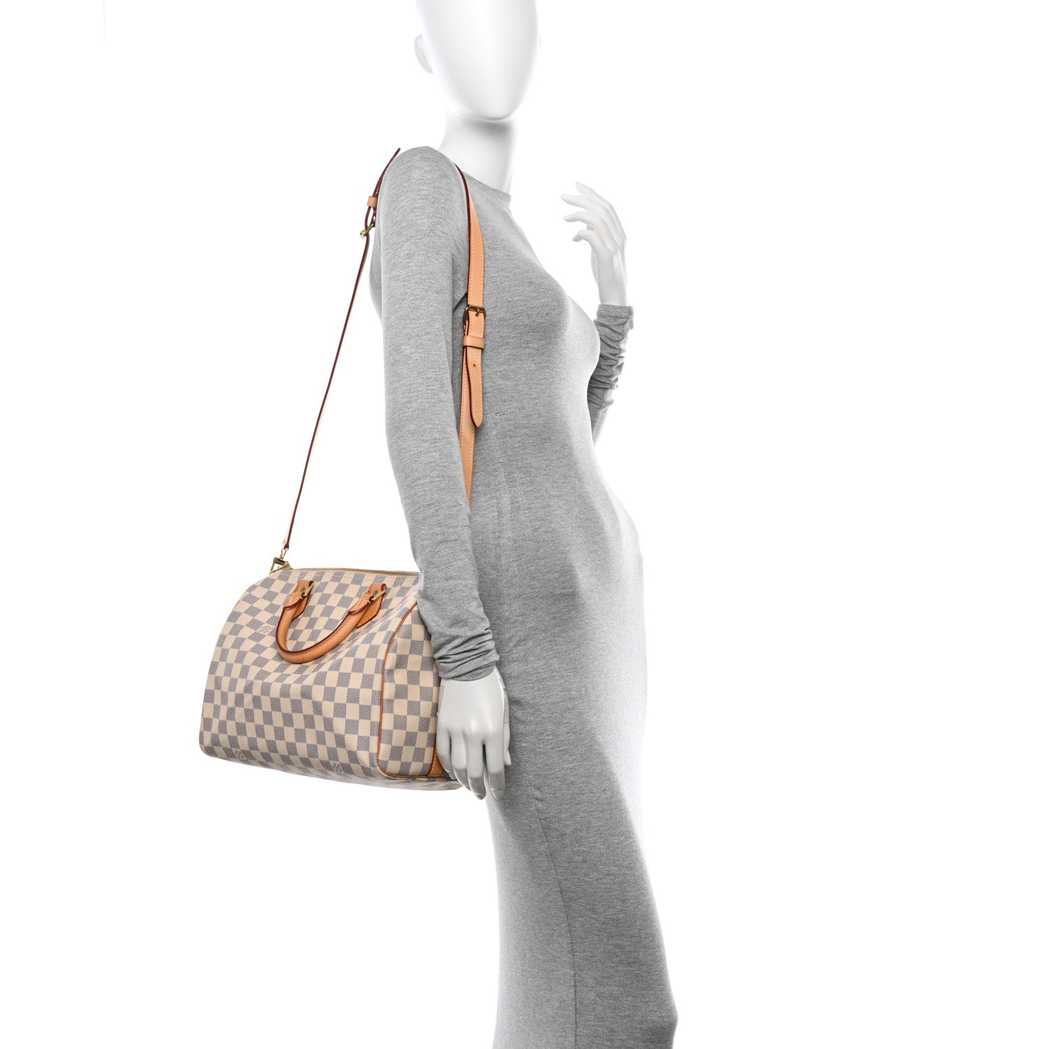 Louis Vuitton Damier Azur Speedy Bandouliere 30 2 of 10
