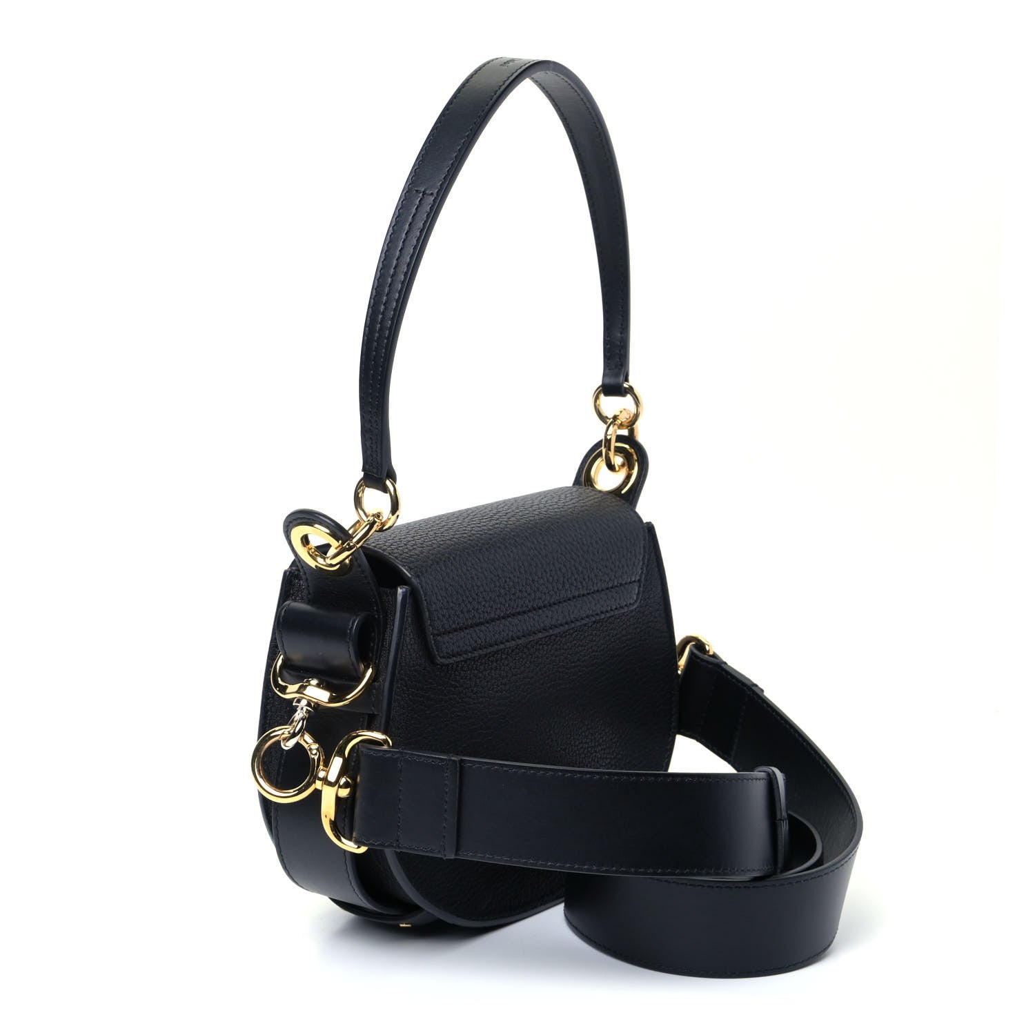 Chloe Grained Lambskin Small Tess Bag Black 2 of 5