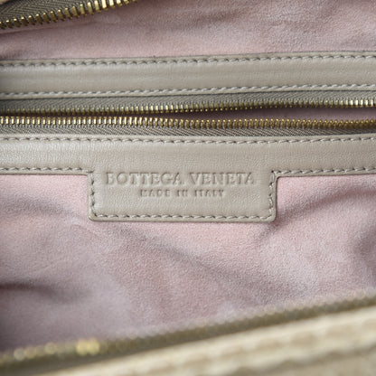 Bottega Veneta Snakeskin Montaigne Satchel Limo 6 of 15