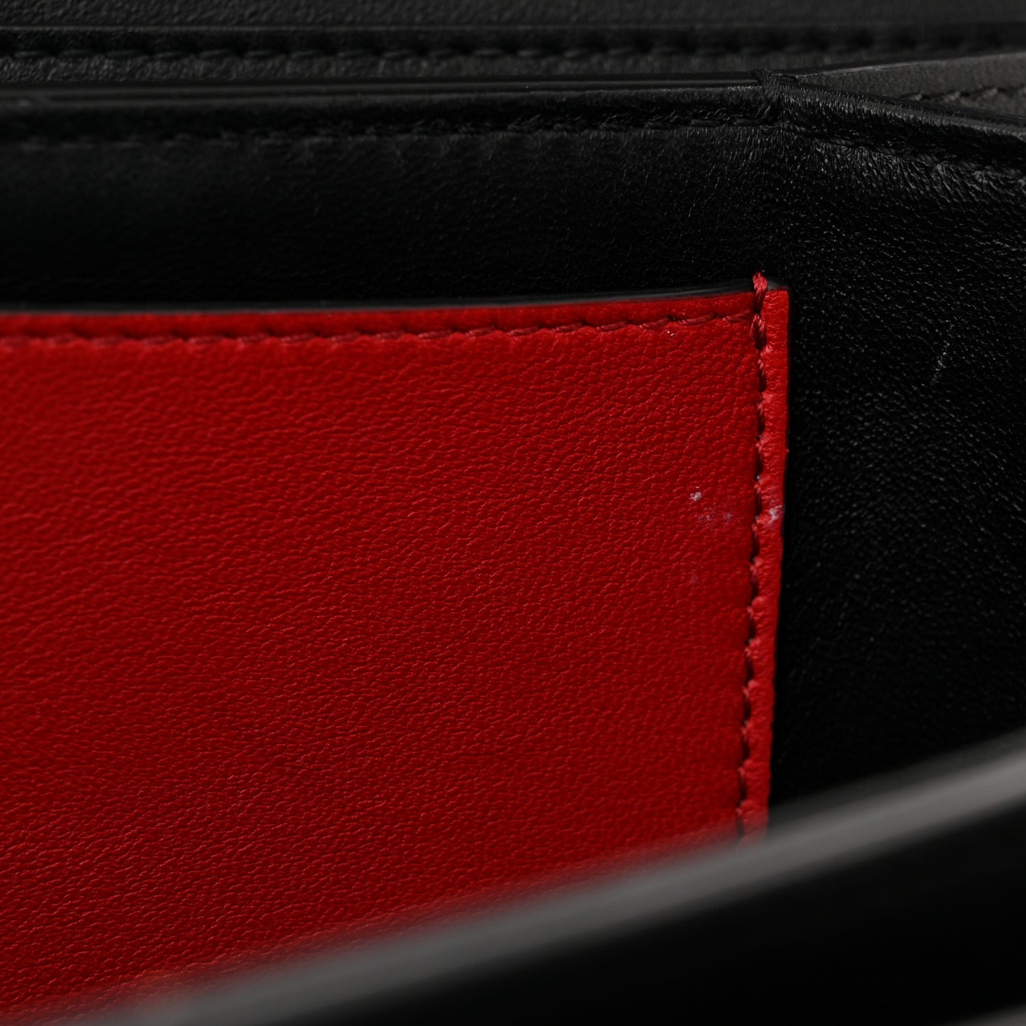 Smooth Calfskin Supervee Shoulder Bag Black
