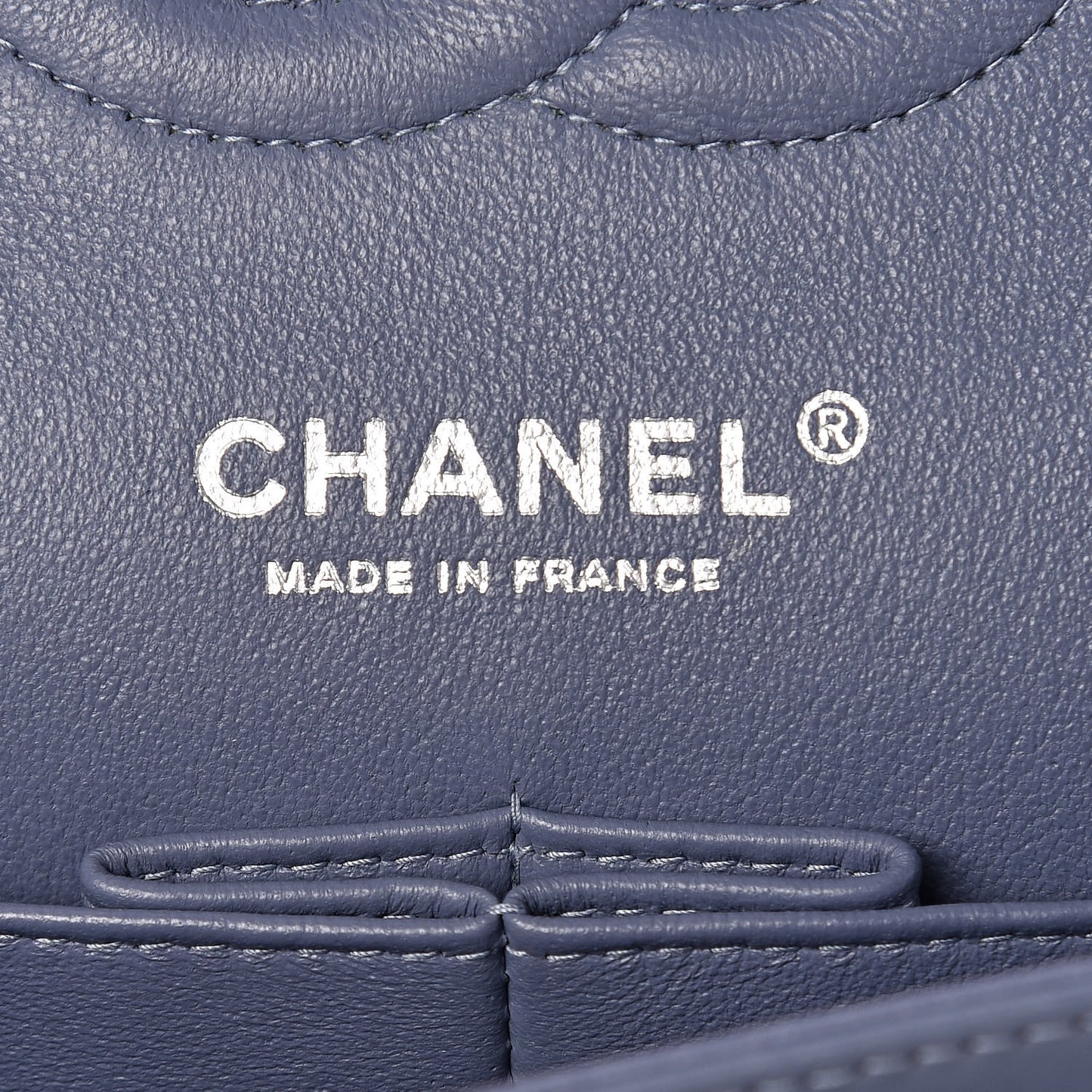 Patent Calfskin Quilted Medium Double Flap Light Purple