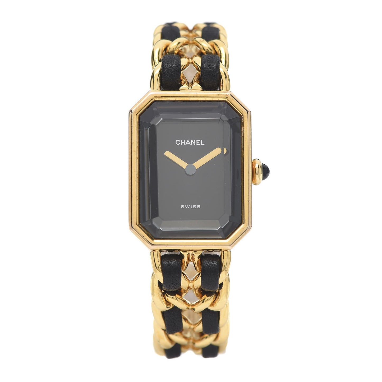 Stainless Steel Lambskin 20mm Chain Premiere Quartz Watch Gold M