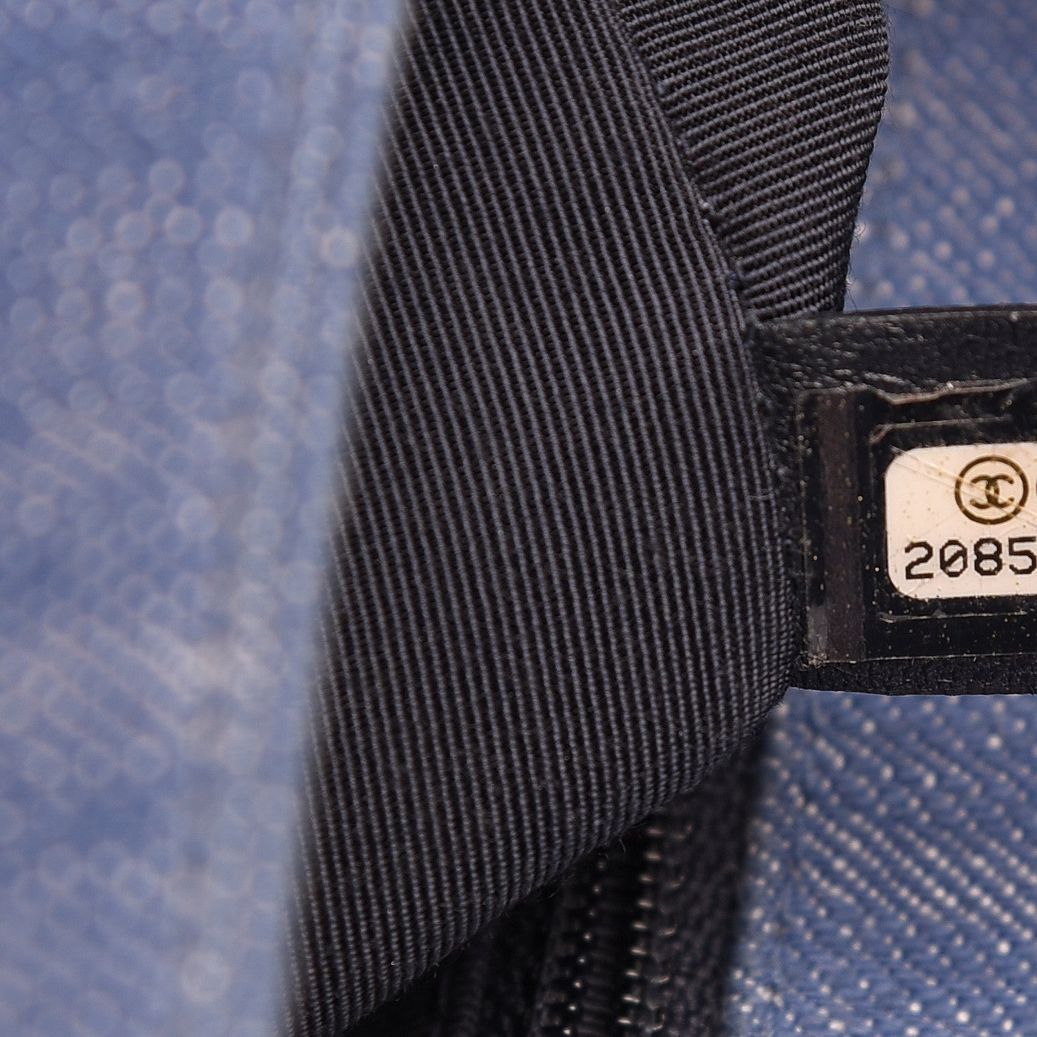 Chanel Denim Chevron Quilted New Medium Boy Flap Blue 7 of 13