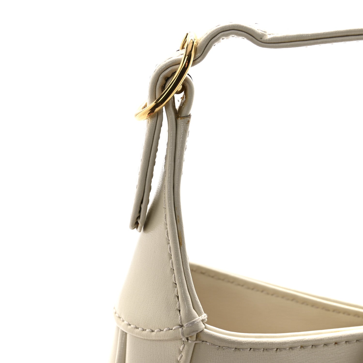 Gucci Boarded Dyana Lux Calfskin Mini Jackie 1961 Hobo Mystic White 13 of 16