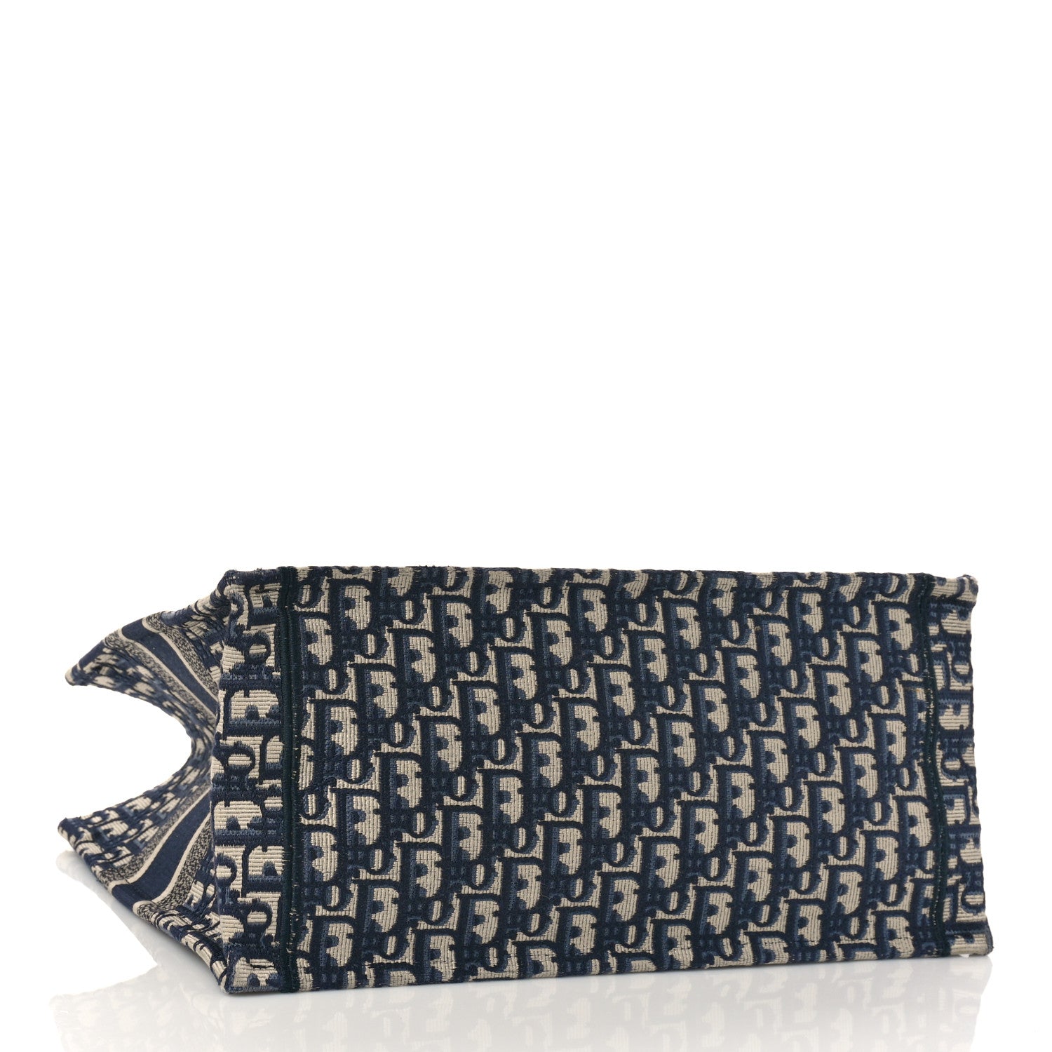 Christian Dior Oblique Medium Book Tote Blue Multicolor 4 of 9