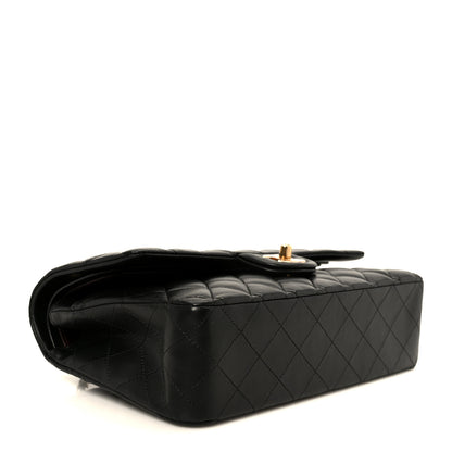 Chanel Lambskin Quilted Medium Double Flap Black 4 of 11